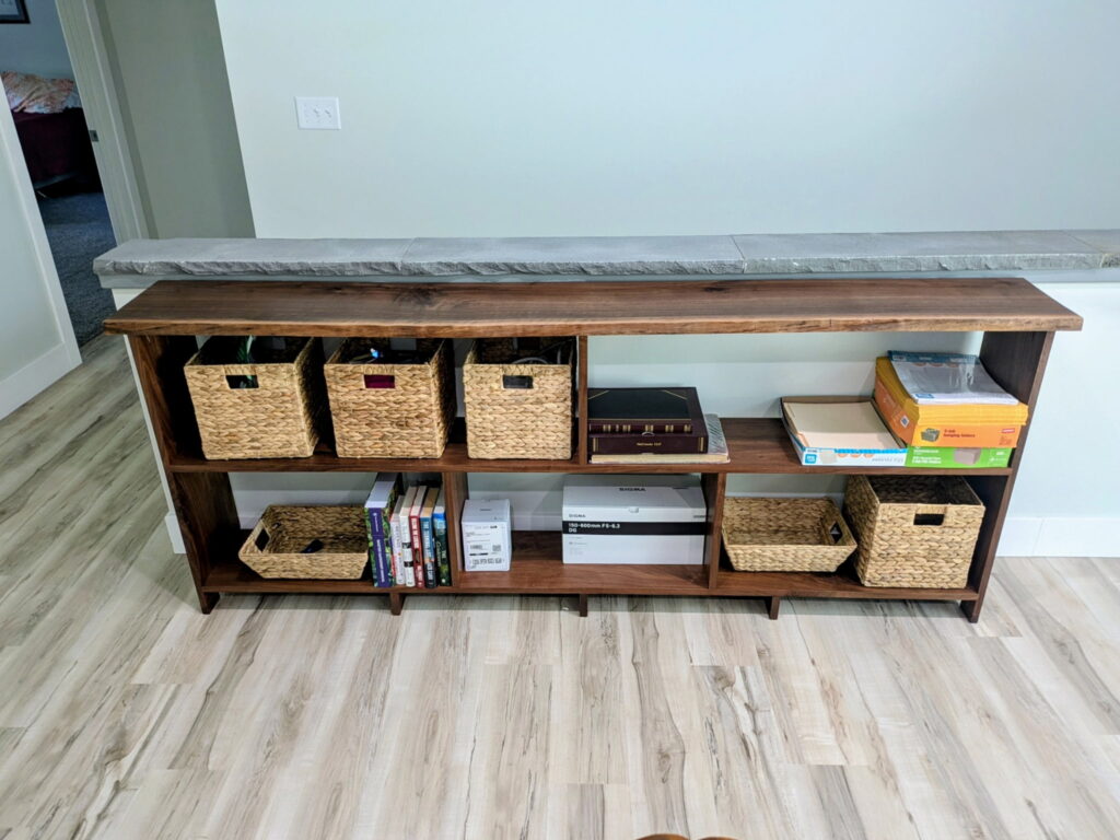 Walnut Bookshelf